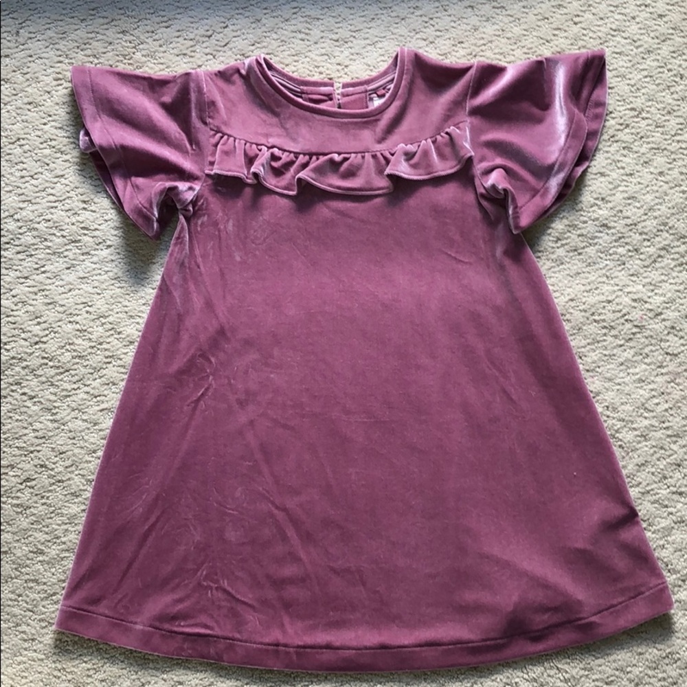 Worn once NEXT Kids Velvet Tunic Dress